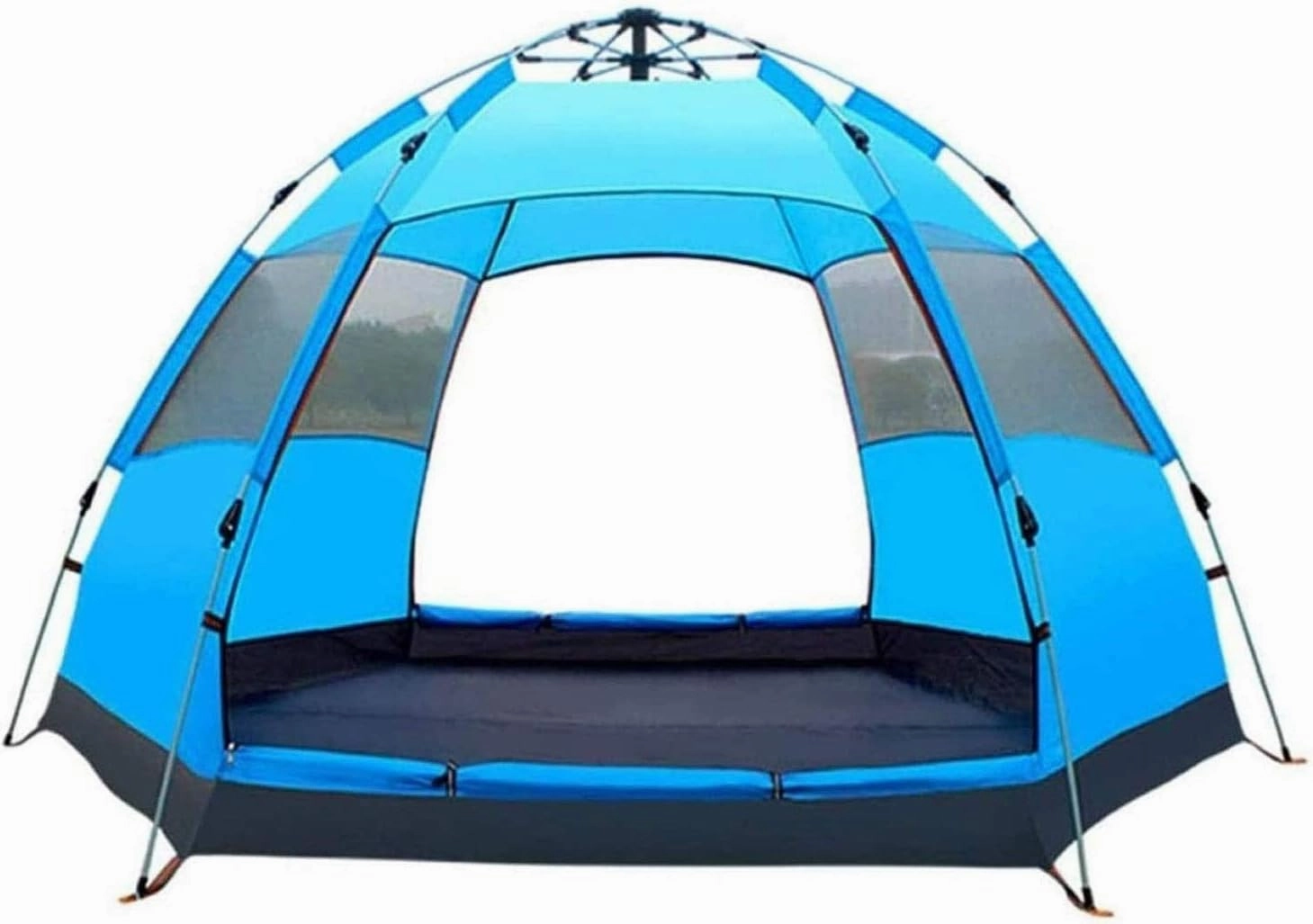 Camping Tent Family Camping Tent 3-4 Person Tent Portable Instant Tent Automatic Tent Waterproof Windproof for Family-Sized Groups Camp Beach Tents