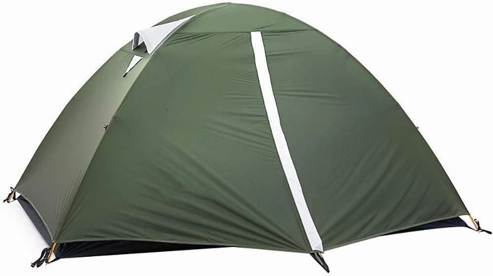 Camping Tent for 1-2 People with Double Doors, Dome Waterproof Sun Shelters Backpacking Tents, for Outdoor, Hiking Mountaineering Travel