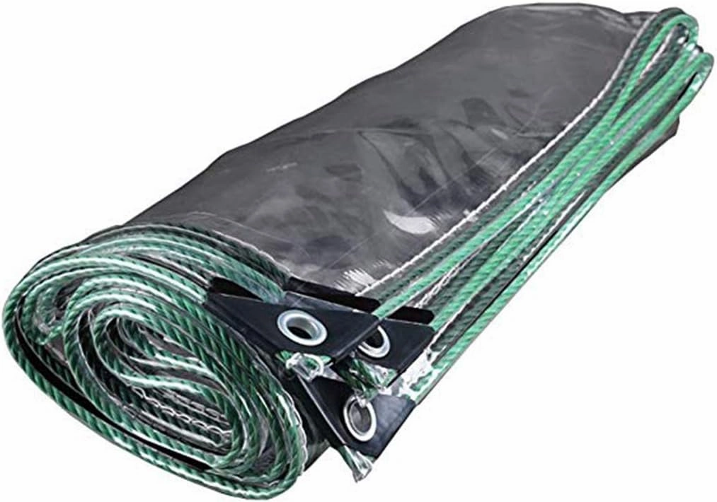 Camping Tent Tarps,Awning Tent Tarpaulin Clear PVC Thick Anti-Tearing Anti-Aging Anti-Uv Easy to Fold Sunscreen Waterproof Greenhouse Outdoor Sports Plastic Cloth,1M× ()