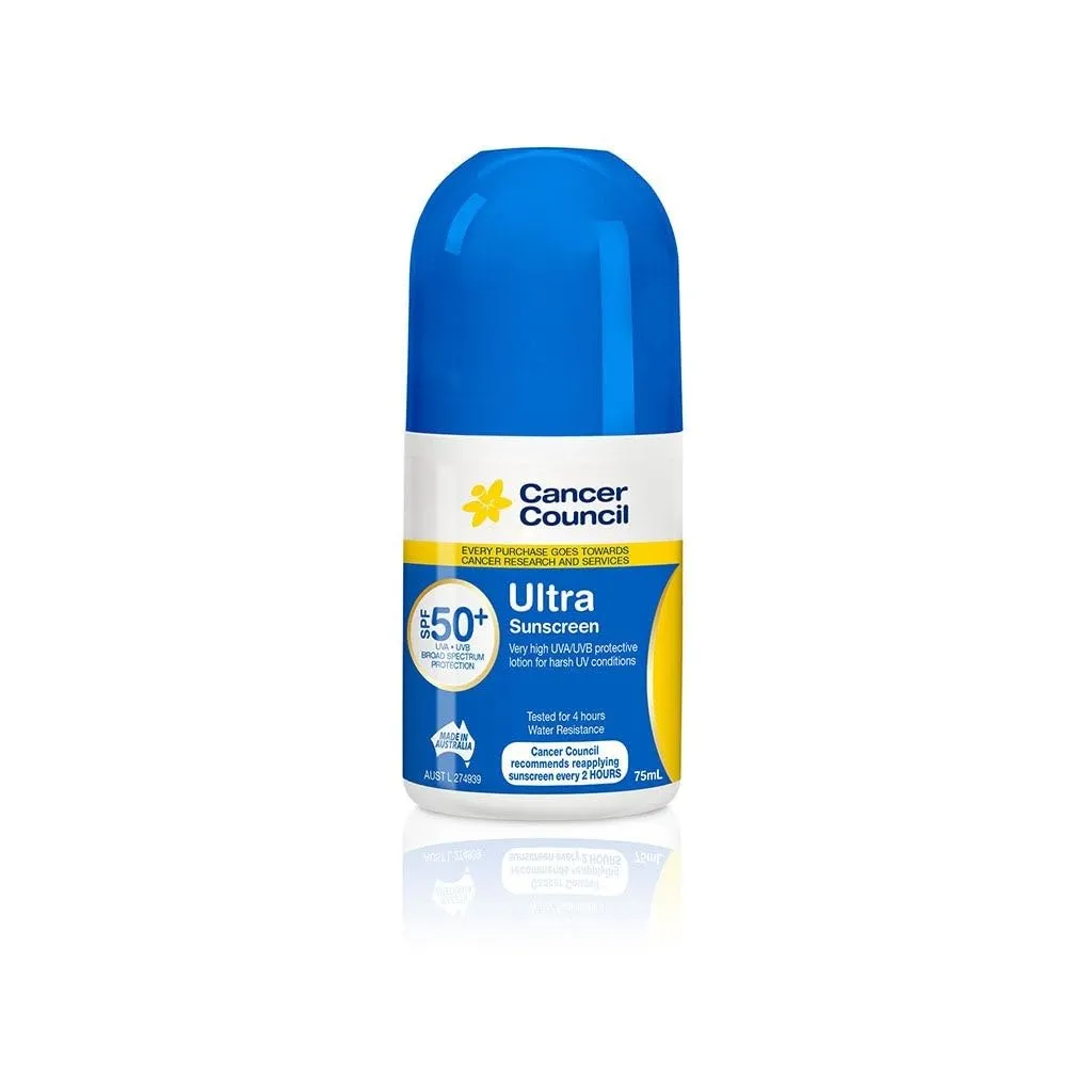 Cancer Council SPF 50  Ultra 75ml Roll On