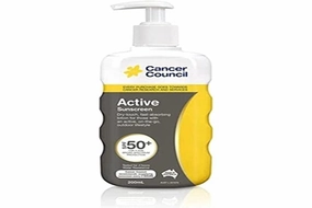 Cancer Council SPF 50  Active 200ml Pump