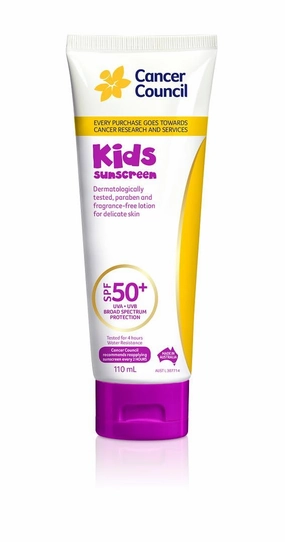 Cancer Council SPF 50  Kids 110ml Tube