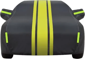 Car Cover Compatible with Daewoo Lemans/Matiz/Musso/Nexia/Nubira,Outdoor Car Covers All Weather Waterproof Breathable Large Car Cover with Zipper,Custom Full Car Cover,for Snow Rain Protection ( Color