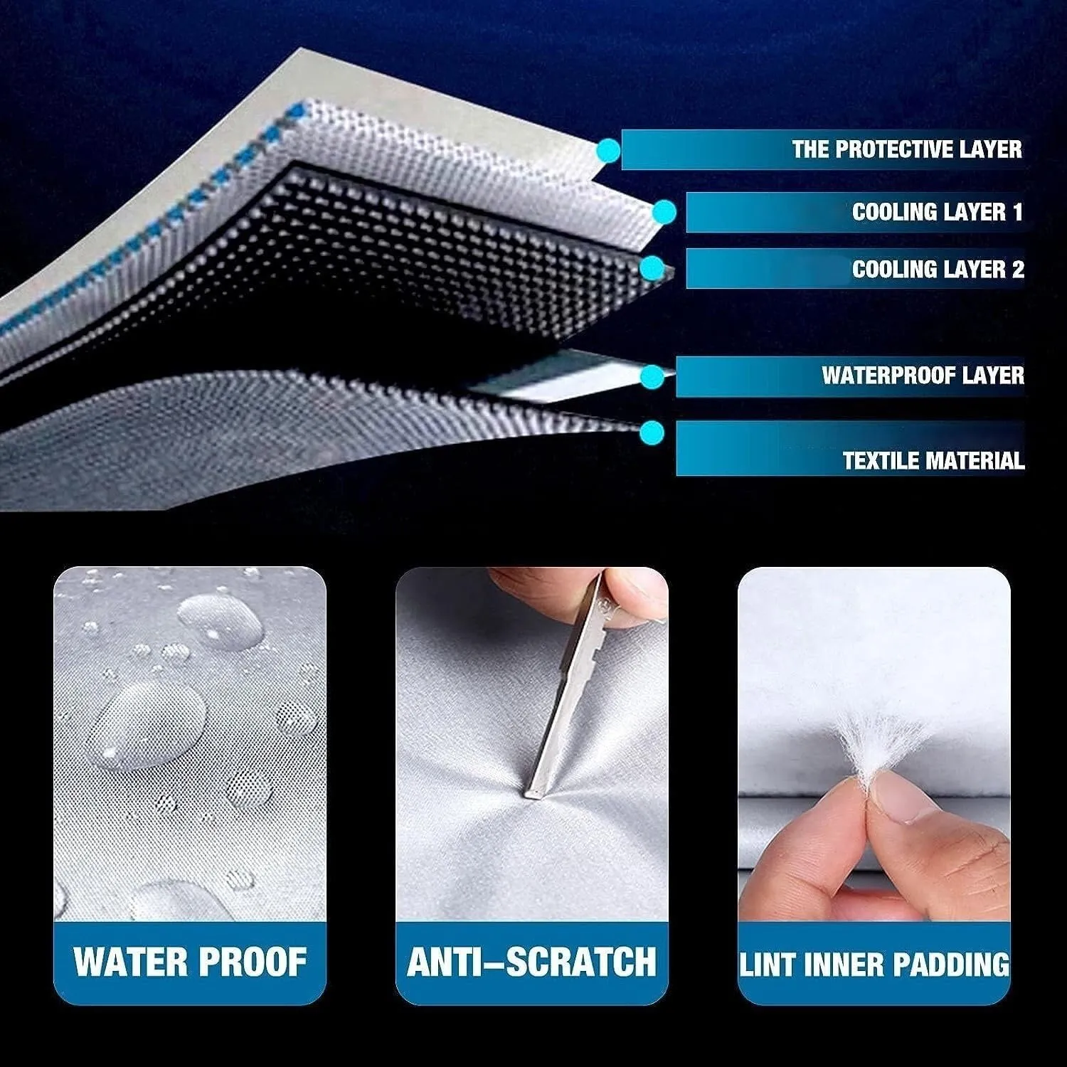 Car Cover Compatible with Ligier Pulse 4 Chassis 2019,Outdoor Car Covers All Weather Waterproof Breathable Large Car Cover with Zipper,Custom Full Car Cover,for Snow Rain Dust Protection ( Color : C ,