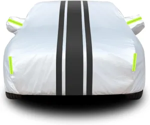 Car Covers, for Nissan Micra K13 Visia First/Acenta/Tekna 2010-2017 All Weather Outdoor Indoor Waterproof UV Resistant Dustproof Windproof Protection, Auto Accessories,C