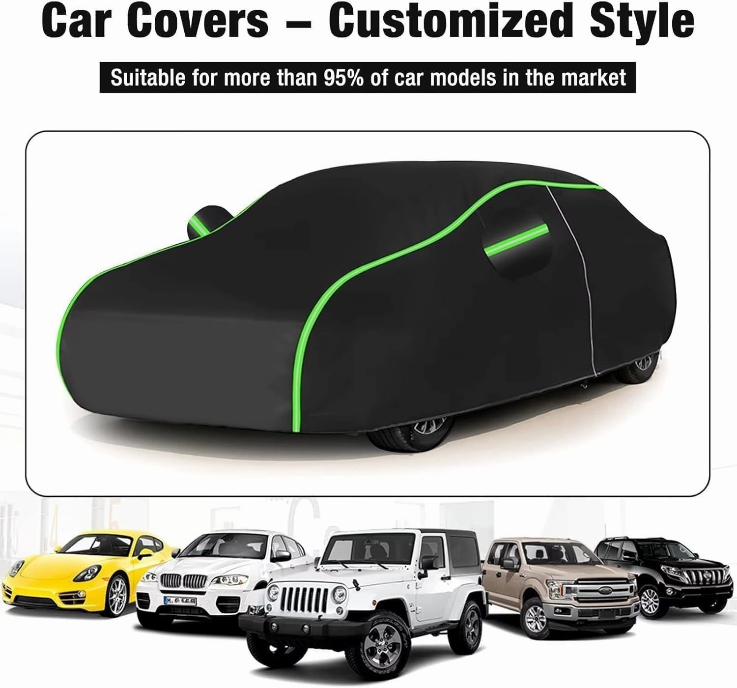 Car Cover Compatible with McLaren 570 600LT 12C 625C 650S 2017-2025 - 5-Layer All-Weather, Waterproof and Hailproof Defense(A,600LT)