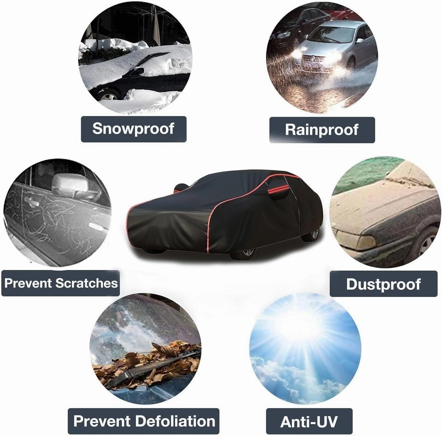 Car Cover Compatible with McLaren 675LT Solus 765LT P15 2017-2025 - 5-Layer All-Weather, Waterproof and Hailproof Defense(D,765LT)