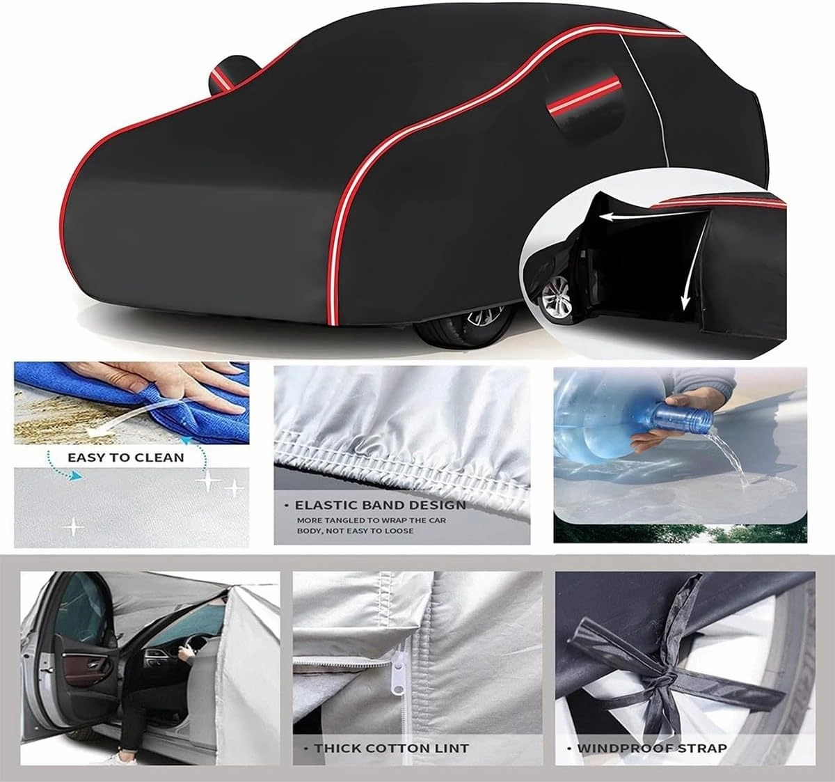 Car Cover Compatible with McLaren 675LT Solus 765LT P15 2017-2025 - 5-Layer All-Weather, Waterproof and Hailproof Defense(D,765LT)