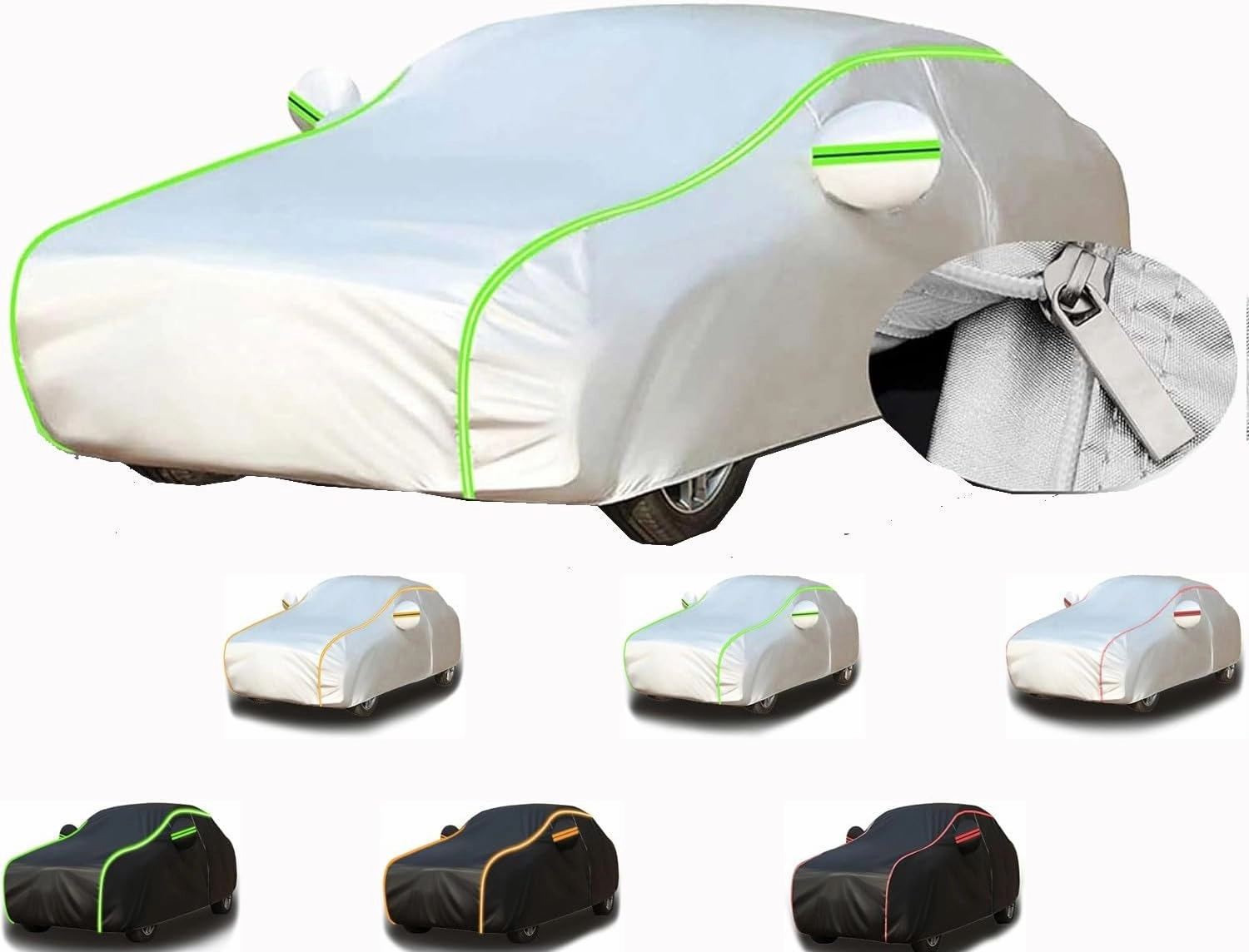 Car Cover Compatible with Peugeot Fractal Landtrek 107 2017-2025 - 5-Layer All-Weather, Waterproof and Hailproof Defense(B,107)