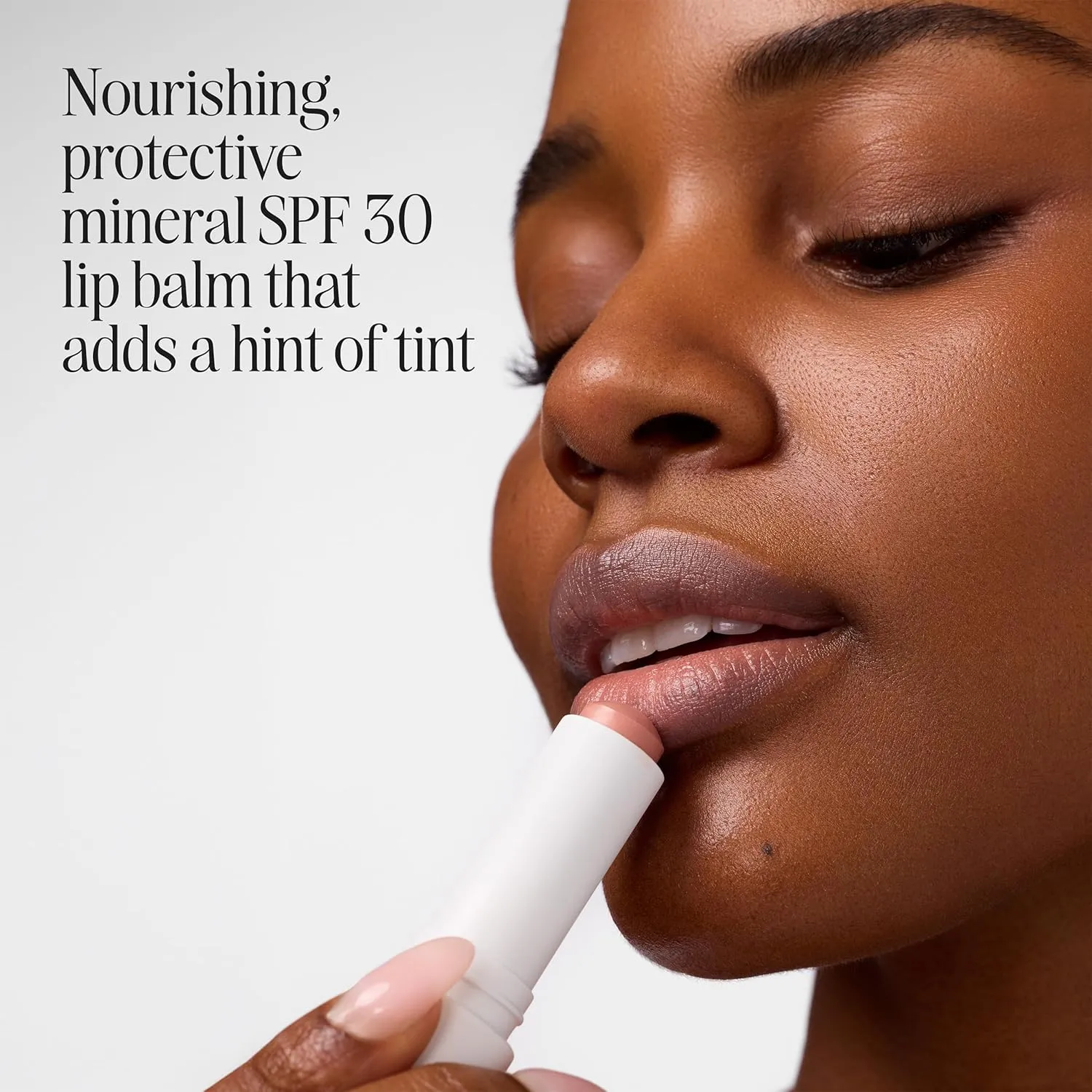 COOLA Organic Tinted Lip Balm & Mineral Sunscreen with SPF 30, Dermatologist Tested Lip Care for Daily Protection, Vegan, 0.15 Oz