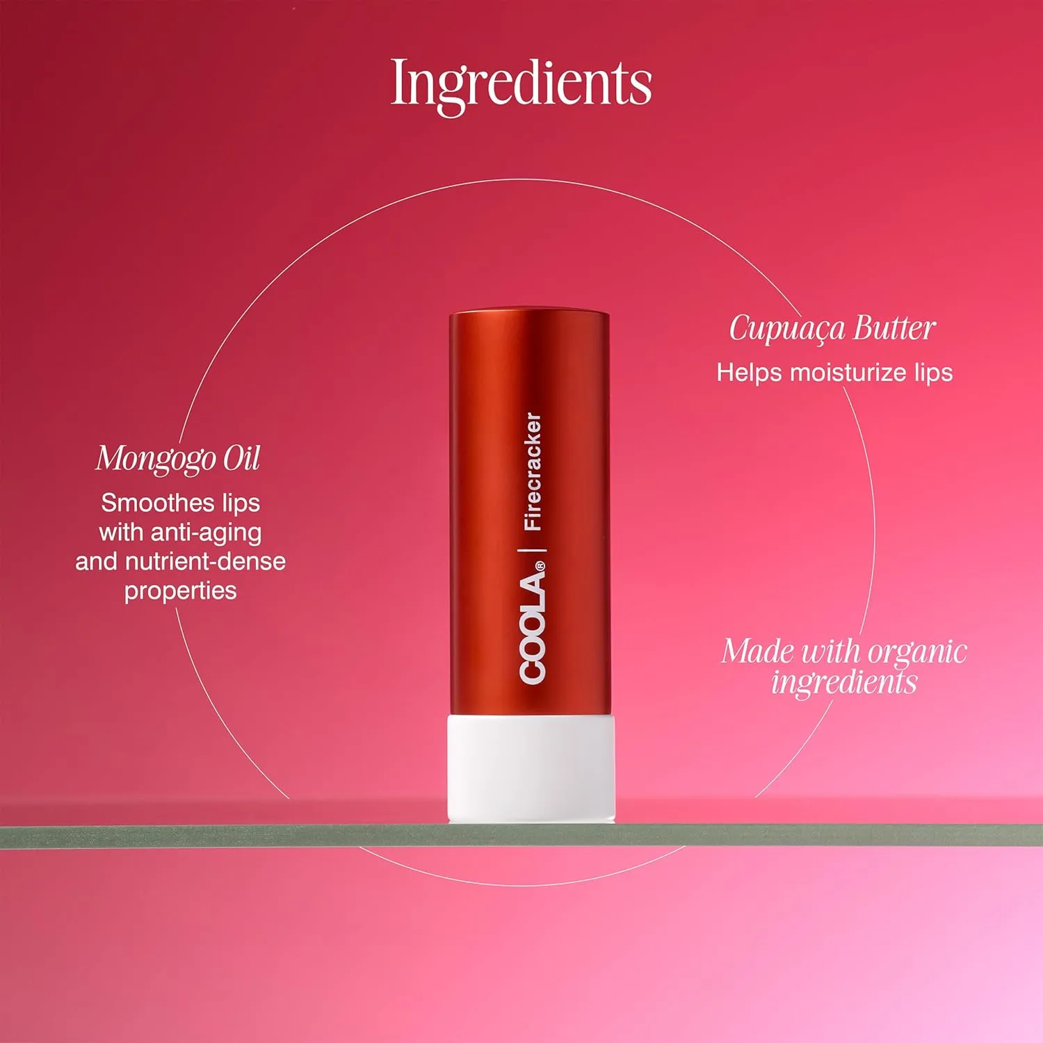 COOLA Organic Tinted Lip Balm & Mineral Sunscreen with SPF 30, Dermatologist Tested Lip Care for Daily Protection, Vegan, 0.15 Oz