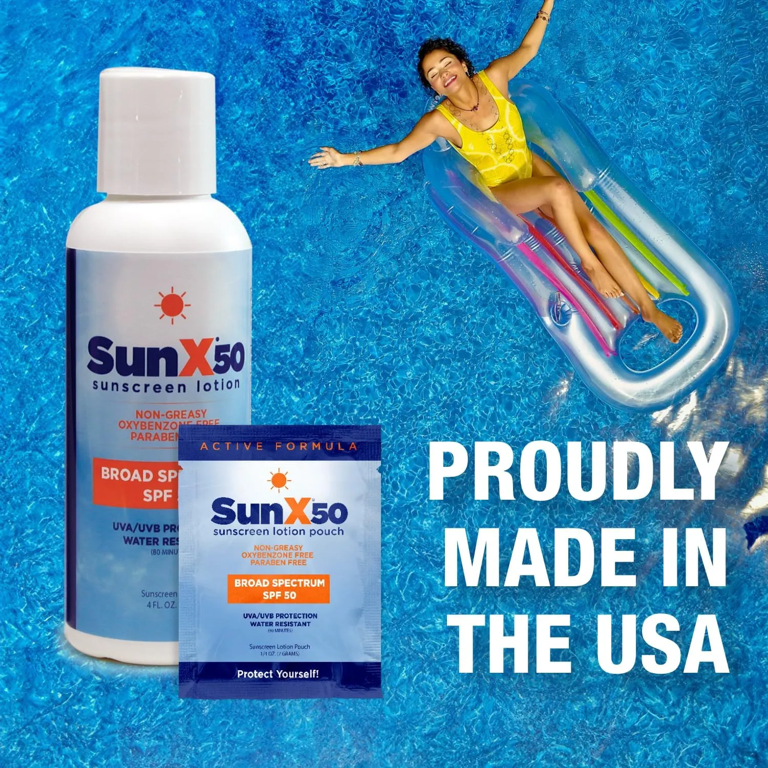 CoreTex Sun X 50 SPF Broad Spectrum Sunscreen Lotion (Refill Bag ONLY) - 25.4oz of Paraben, Oxybenzone, Octinoxate, & Oil Free Sunscreen - No White Cast and Water & Sweat Resistant Up to 80 Minutes