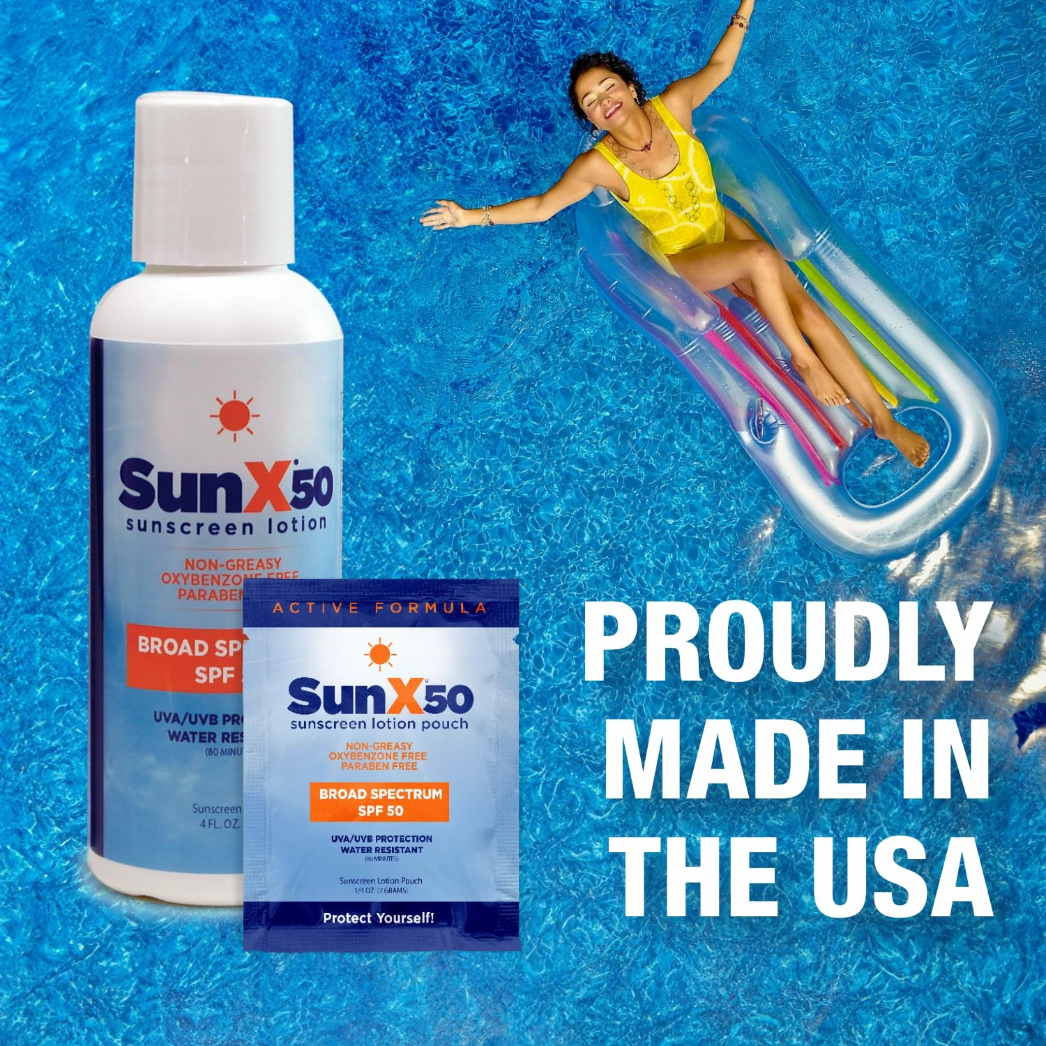 CoreTex Sun X 50 SPF Broad Spectrum Sunscreen Lotion - 1 Gallon Jug & Pump Bottle of Paraben, Oxybenzone, Octinoxate, & Oil Free Sunscreen - No White Cast and Water & Sweat Resistant Up to 80 Minutes