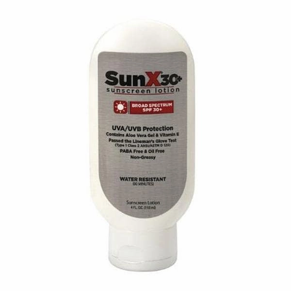 Cortex Products SunX Lotion Sunscreen 4oz Water Resistant 12/Case - 18-204-001