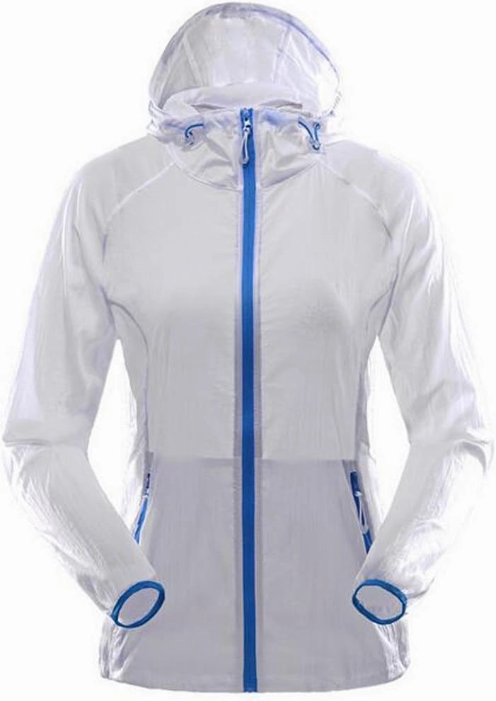 Couples Solid Breathable Anti-UV Quick Dry Coat Outdoor Climbing Skin Coat Hooded Suit