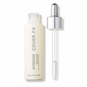 Cover FX SPF 30 Booster Drops - Broad Spectrum Hydrating Sunscreen - Transparent Non-Greasy Formula - All Skin Types and Tones - 1 Fl Oz