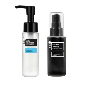 coxir CLEANSING OIL mini   BLACK RICE TXA PORE MASK