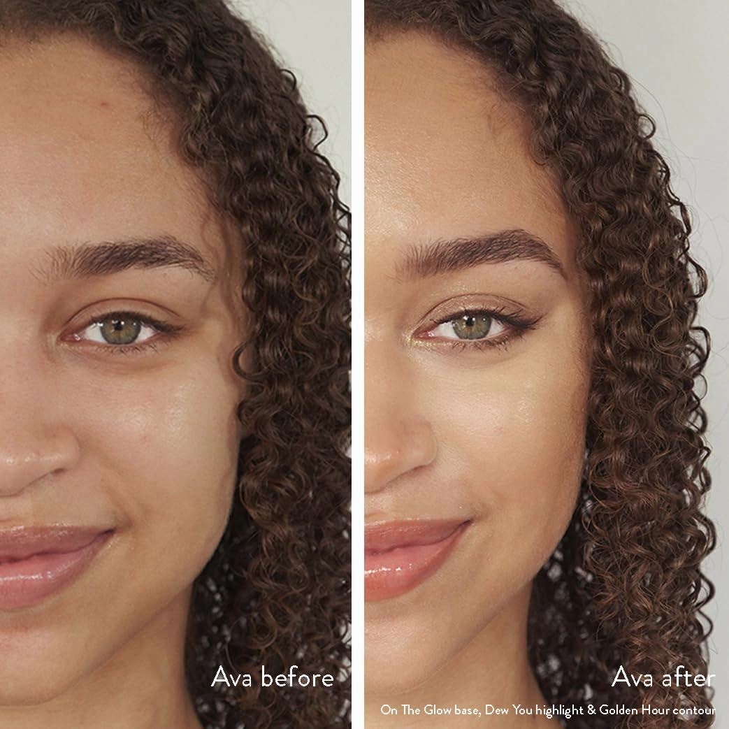 Daily Bawse Tinted SPF Serum – Clean Beauty with Hyaluronic Acid & Peptides, Lightweight Moisturizing Formula, Sheer Glow Tint (On The Glow/Medium)
