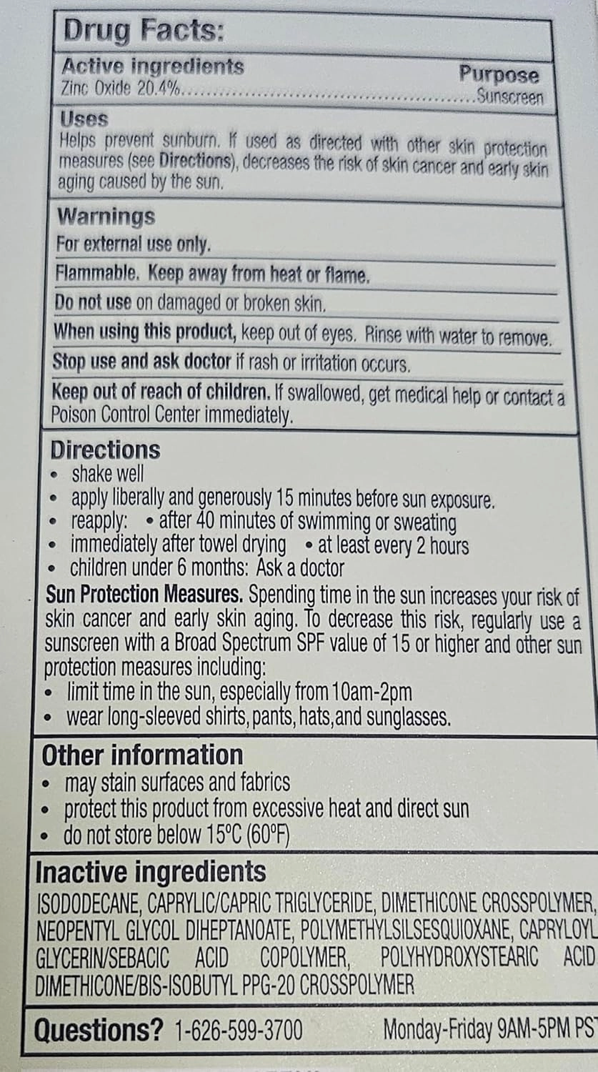Daily Facial Mineral Sunscreen Broad Spectrum SPF40, oil free, weightlessMatte Finish, gel formula, fragrance free, water Resistance (Mineral Sunscreen 2 pack matte finish)