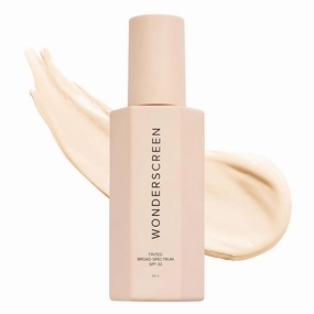 DIME Beauty Tinted Glow Wonderscreen SPF 30, Mineral Sunscreen for Face with 19% Zinc Oxide, Tinted Moisturizer with SPF, 50 g (Shade 01)