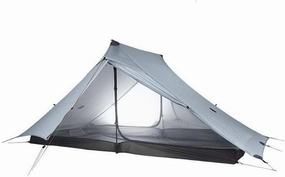 Double-Layer Camping Tent, Double-Door Rainproof Tent, Multifunctional Ventilated Camping Tent, 3 Seconds to Quickly Unfold, for 3-4 People Camping