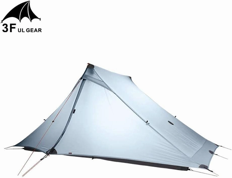 Double-Layer Camping Tent, Double-Door Rainproof Tent, Multifunctional Ventilated Camping Tent, 3 Seconds to Quickly Unfold, for 3-4 People Camping