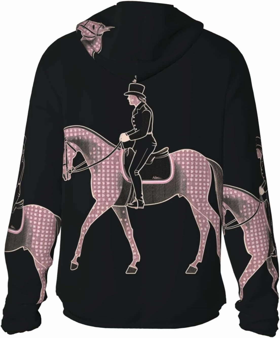 Dressage Dressage Rider Horse Sun Protection Hoodie Women Men Jacket UPF 50  Long Sleeve Sun Shirt
