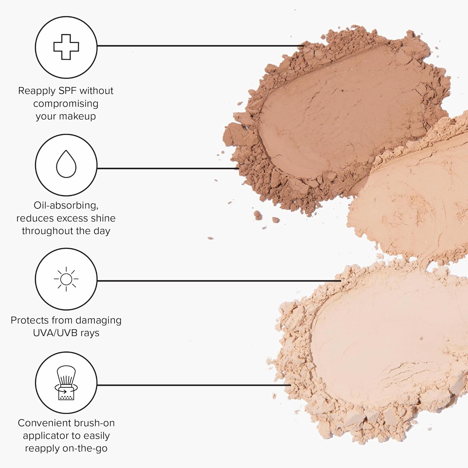 DRMTLGY SPF Radiance Powder Deep – Mineral Sunscreen Powder SPF 30, Oil-Absorbing, Sheer Tinted Setting Powder, Broad-Spectrum UV Protection, Vegan, Non-Nano, 6.5g