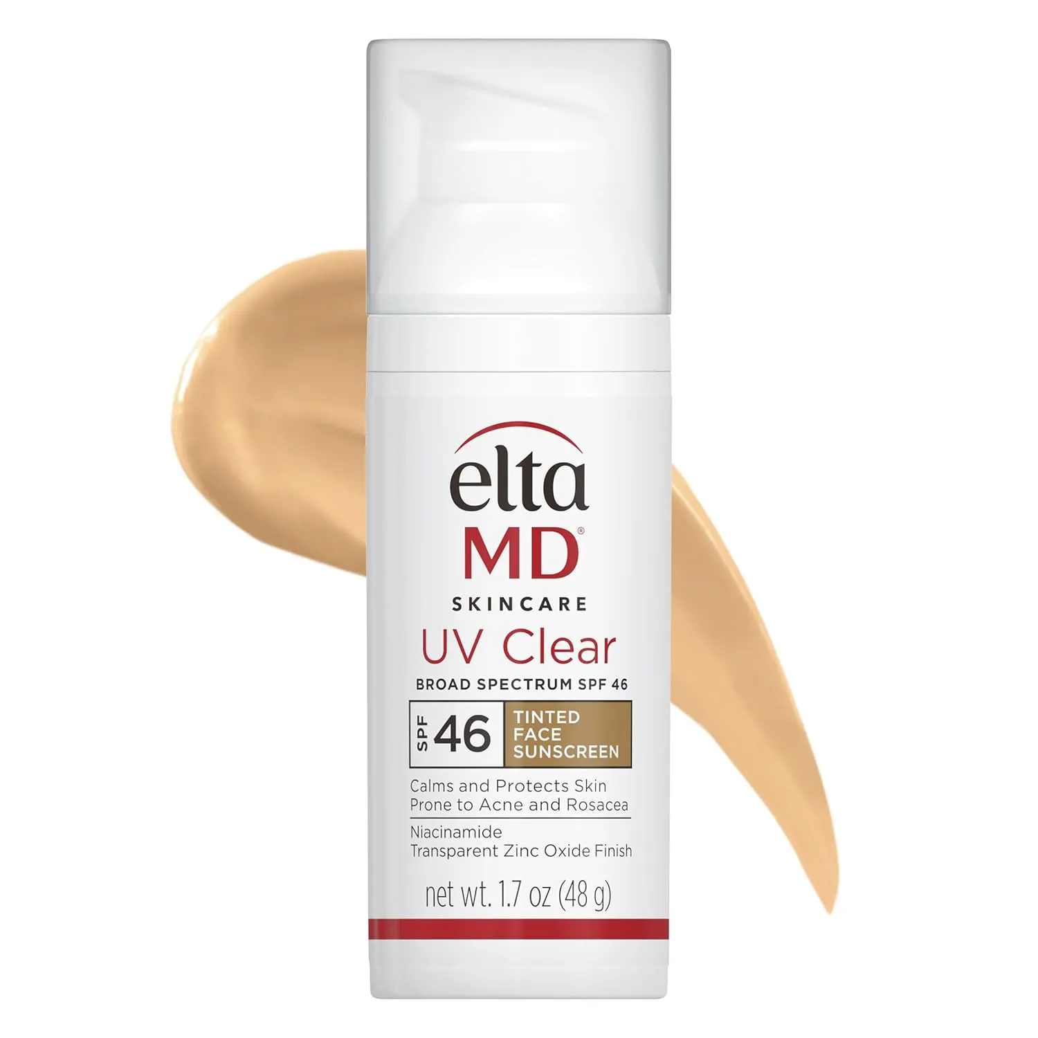 EltaMD UV Clear Face Sunscreen SPF 46, Oil Free Sunscreen with Zinc Oxide, Dermatologist Recommended Sunscreen
