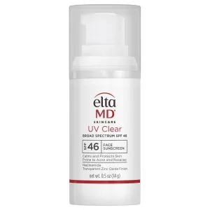 EltaMD UV Clear Face Sunscreen SPF 46, Oil Free Sunscreen with Zinc Oxide, Dermatologist Recommended Sunscreen