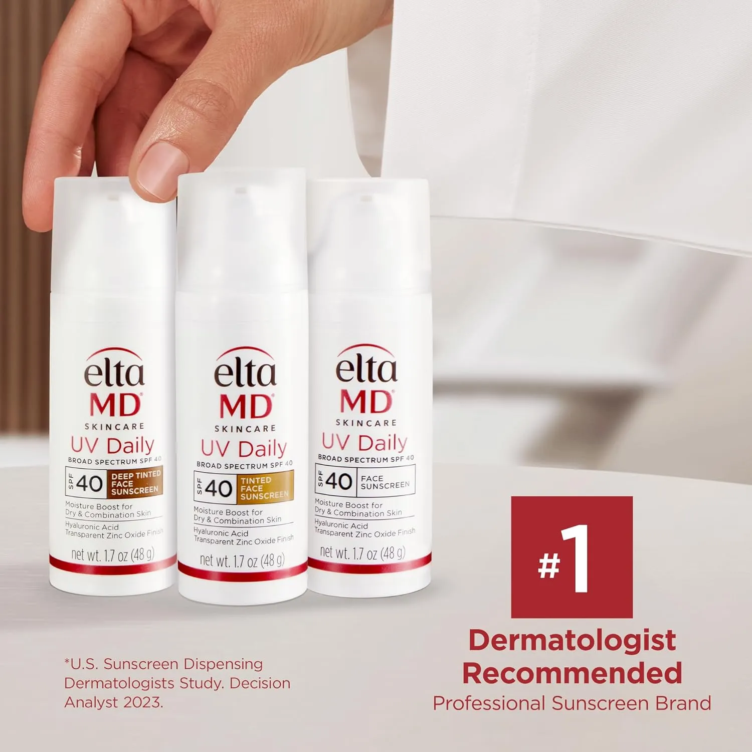 EltaMD UV Daily SPF 40 Tinted Face Sunscreen Moisturizer, Tinted Moisturizer for Face with SPF, Great for Dry, Combination, and Normal Skin