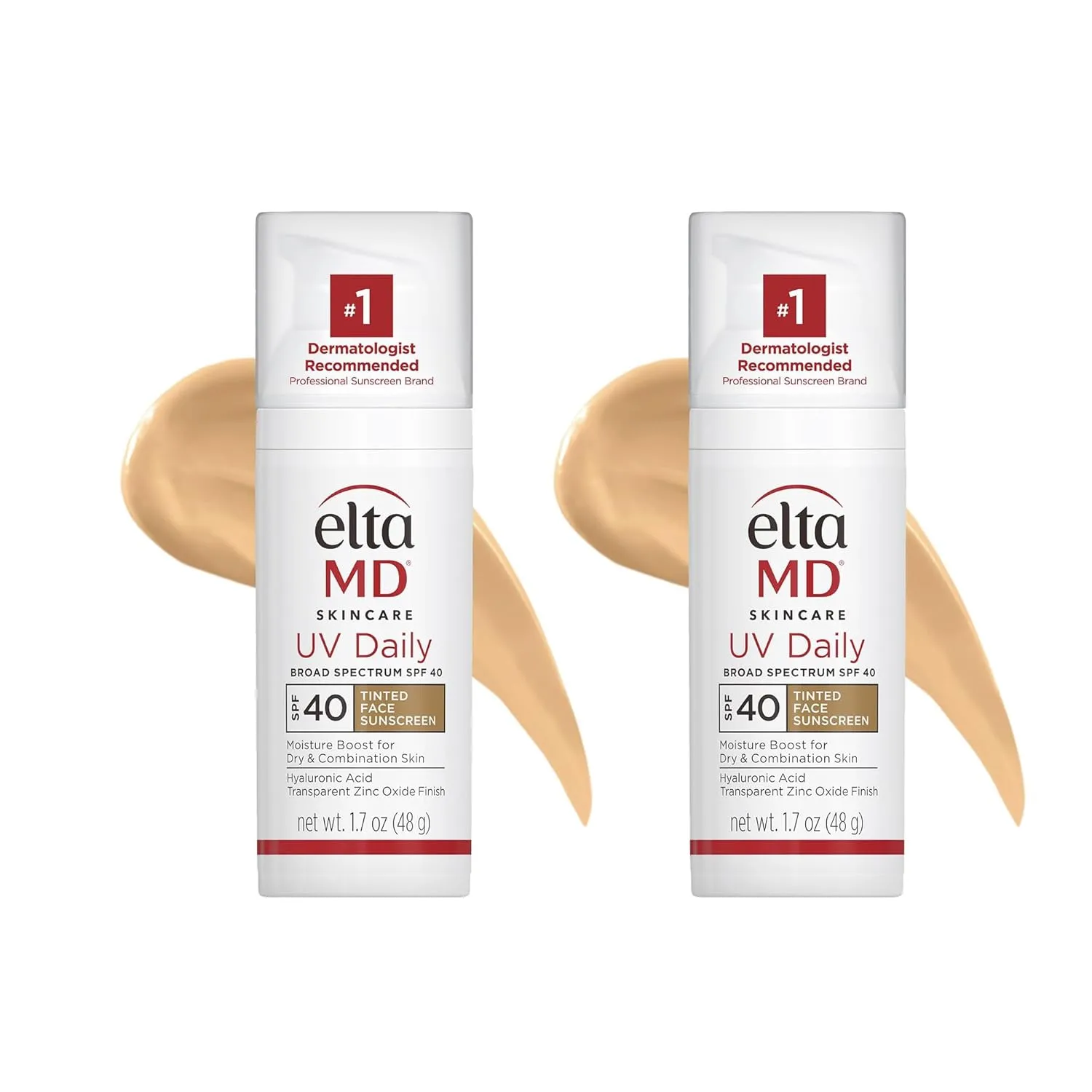 EltaMD UV Daily SPF 40 Tinted Face Sunscreen Moisturizer, Tinted Moisturizer for Face with SPF, Great for Dry, Combination, and Normal Skin