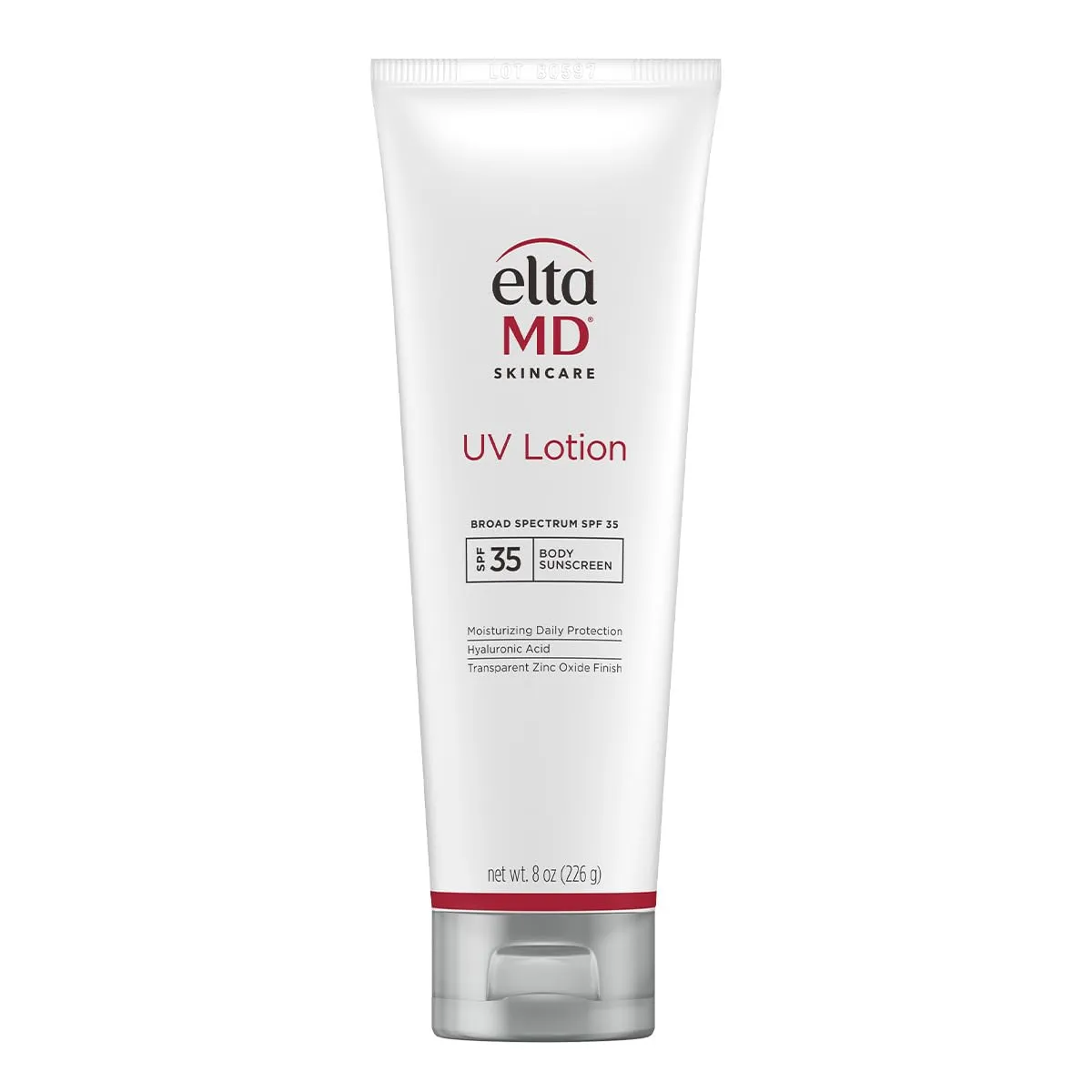 EltaMD UV Lotion Body Sunscreen, SPF 30  Sunscreen, Body Lotion with SPF Made with Zinc Oxide and Hyaluronic Acid, 7.0 oz Pump