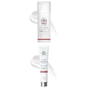 EltaMD UV Sheer Face Sunscreen, SPF 50  No White Cast Sunscreen for Face and Body, Zinc Oxide Sunscreen Formula