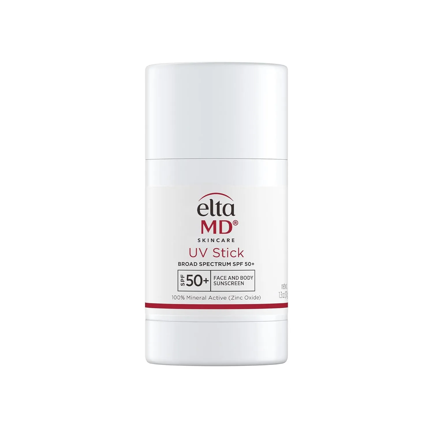 EltaMD UV Stick Sunscreen for Face and Body, Mineral SPF 50  Face Stick Sunscreen with Zinc Oxide For Kids and Adults, Sensitive Skin, 1.3 oz