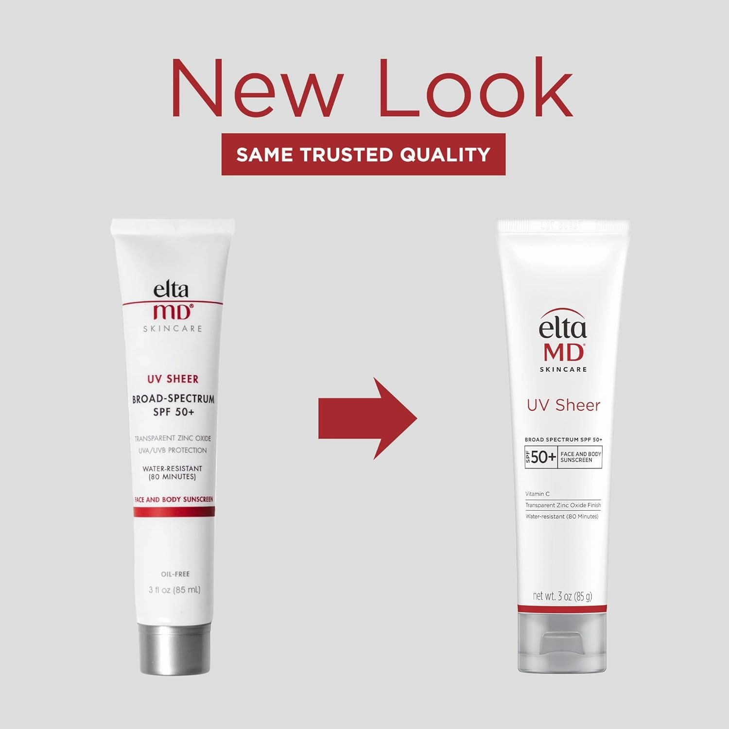 EltaMD UV Sheer Face Sunscreen, SPF 50  No White Cast Sunscreen for Face and Body, Zinc Oxide Sunscreen Formula