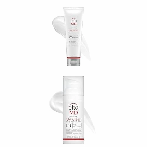 EltaMD UV Sport Sunscreen Lotion, SPF 50 Body Sunscreen, Water and Sweat Resistant, Oil-Free, Zinc Oxide Formula