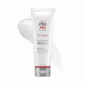 EltaMD UV Sport Sunscreen Lotion, SPF 50 Body Sunscreen, Water and Sweat Resistant, Oil-Free, Zinc Oxide Formula