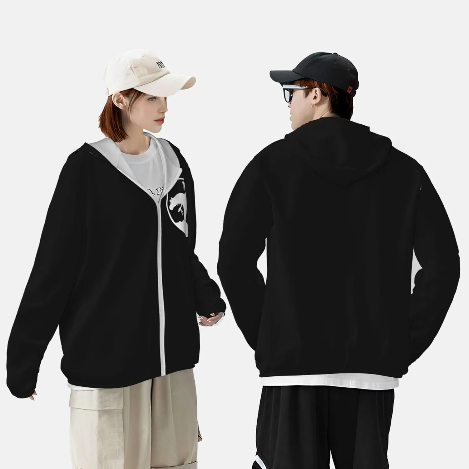 End Trail Native American Indian Warrior Sun Protection Hoodie Sunscreen Hoodie Light Clothes with Zipper for Men Women