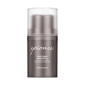 Epionce Daily Shield Tinted SPF 50 Sunscreen - Water Resistant Broad Spectrum UV Protection Facial Sunscreen with Titanium Dioxide & Zinc Oxide, For All Skin Types, Dermatologist Skincare