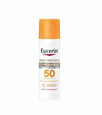 Eucerin Sun Tinted Mineral Face Sunscreen Lotion SPF 35, Non-Comedogenic Mineral Sunscreen with Gentle Zinc Oxide Protection for Sensitive Skin, 1.7 Fl Oz Bottle