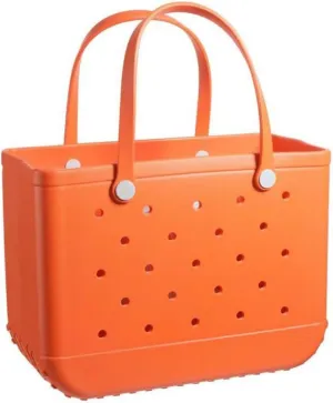 EVA Beach Tote Bag - Waterproof Washable Tip Proof Durable Open Tote Bag for the Beach Boat Pool Sports