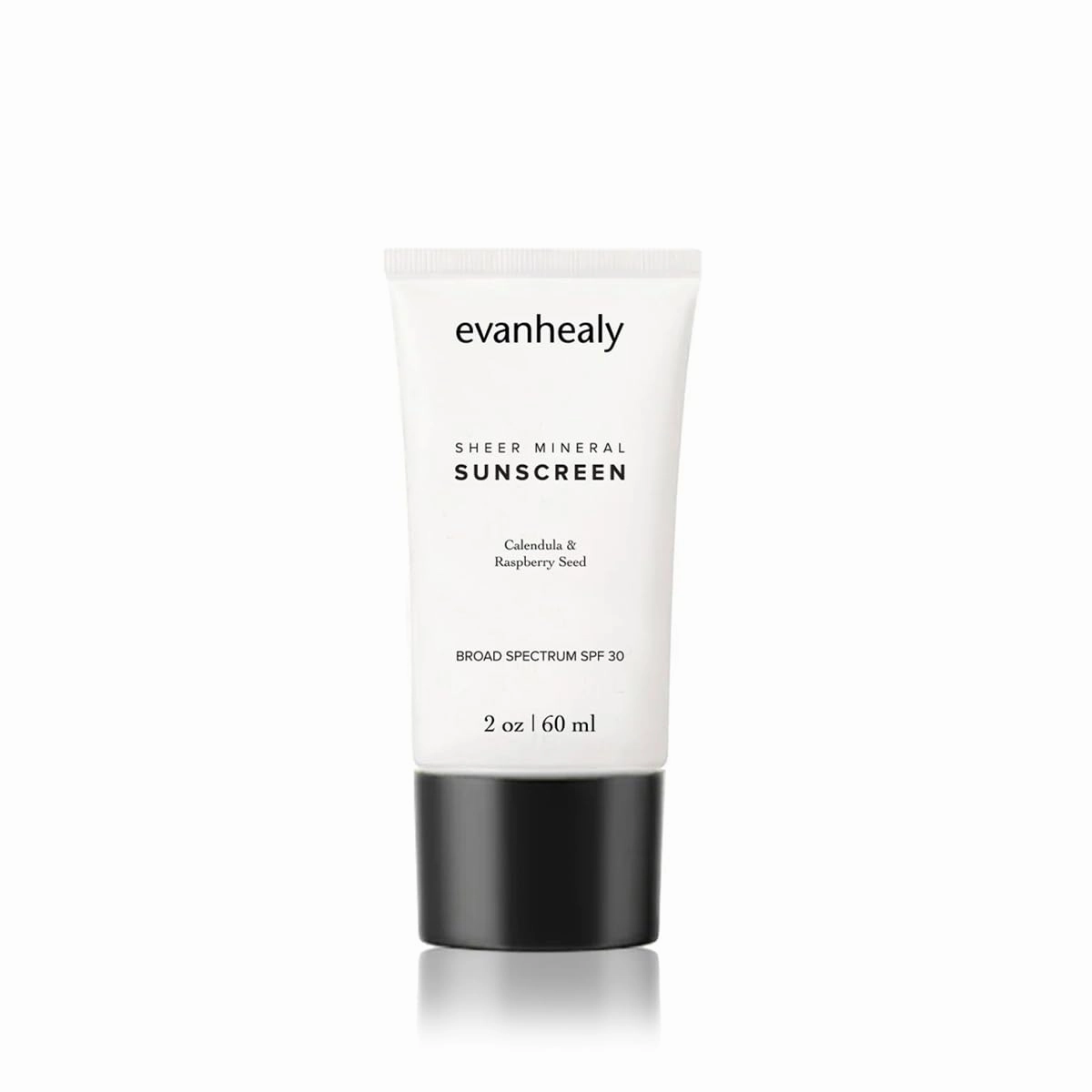 evanhealy Sheer Mineral Sunscreen | Broad Spectrum SPF 30 | Non-Nano Zinc Oxide, No White Cast, Reef Friendly, Lightweight, Non-Greasy, Fragrance Free, Gluten Free, Vegan