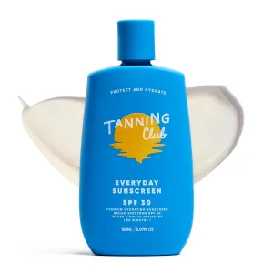 Everyday Sunscreen - SPF 30 Lightweight Sunblock Lotion for Face and Body - Hyaluronic Acid, Aloe, and Coconut Oil - Water and Sweat Resistant (80 Minutes) - 150 ml