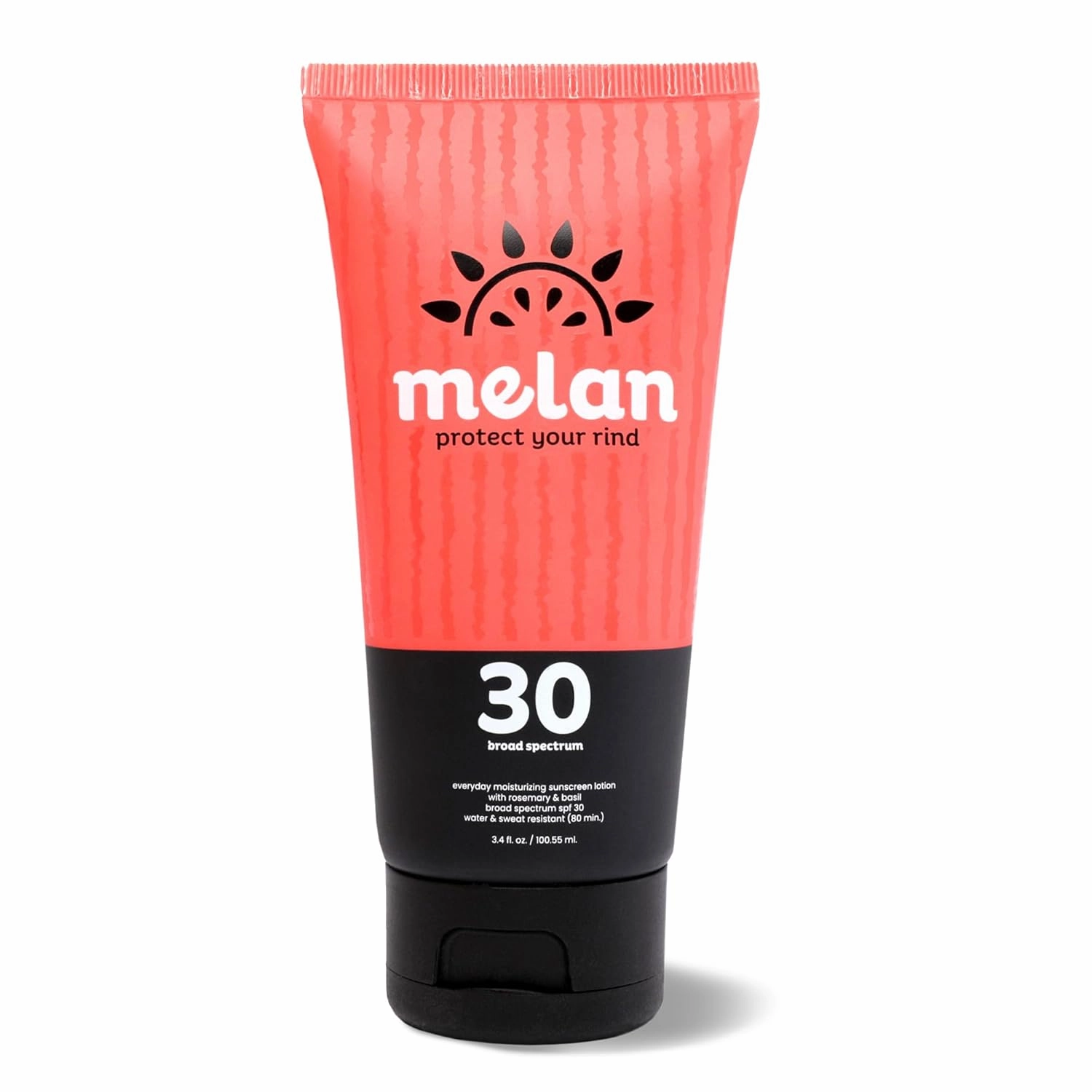 Everyday SPF 30 Sunscreen Lotion, 3.4oz - Lightweight, Broad Spectrum, Vegan, Water & Sweat Resistant, Dermatologist Tested Clean SPF with Rosemary & Basil, PEG & Silicone Free, Made in USA