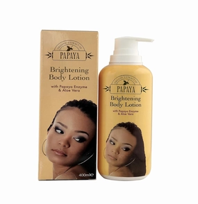 F&W OMIC Organic Extract of Papaya Body Lotion 400ml - Formulated to Nourish and Moisturise Skin, with Kojic Acid and Papaya