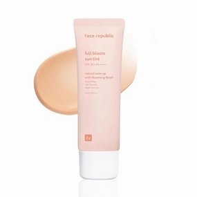 Face Republic Full Bloom Sun Tint 50ml 1.69 fl oz | SPF50  PA     | Tinted Sunscreen | Hybrid Filter, UV Protection, Wrinkle Care | Reef Safe | Vegan Korean Skin Care