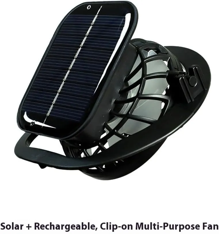 Fishing Hat with Solar Powered Fans | Wide Brim Outdoor Hat with Fans | Solar & USB Charging Sun Hat with Built in Fan for Me