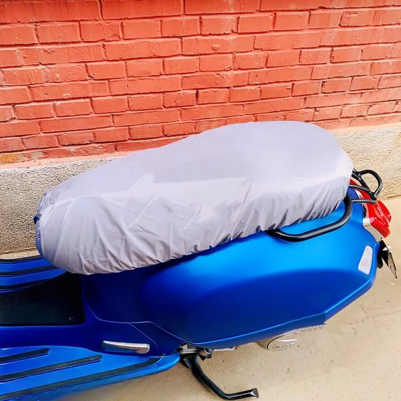 for V-espa GTS300 GTS 300 125 Sprint Primavera 150 Waterproof Dustproof Rainproof Sunscreen Motorbike Scooter Cushion Seat Cover (gray)
