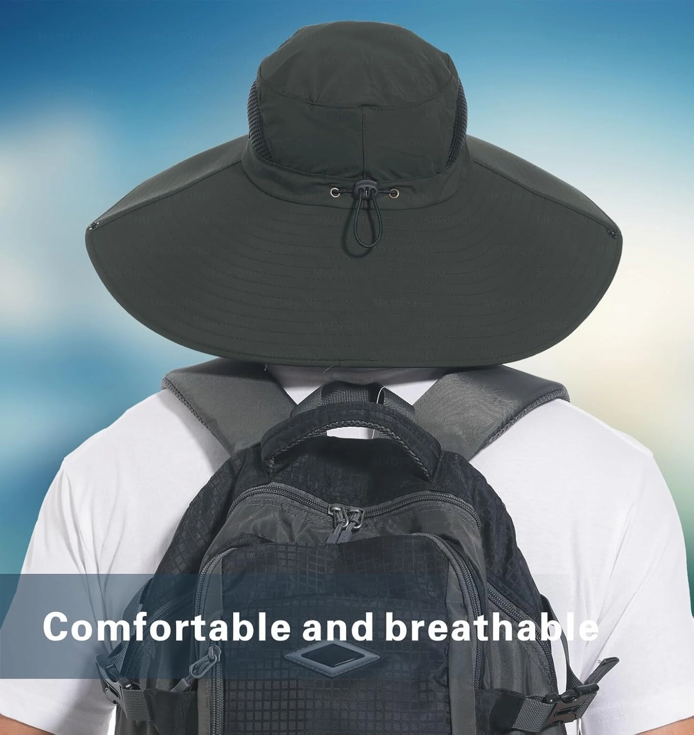 for Men & Women Ultra Wide Brim hat UPF50  Waterproof Sun hat Suitable for Fishing Hiking Camping & etc
